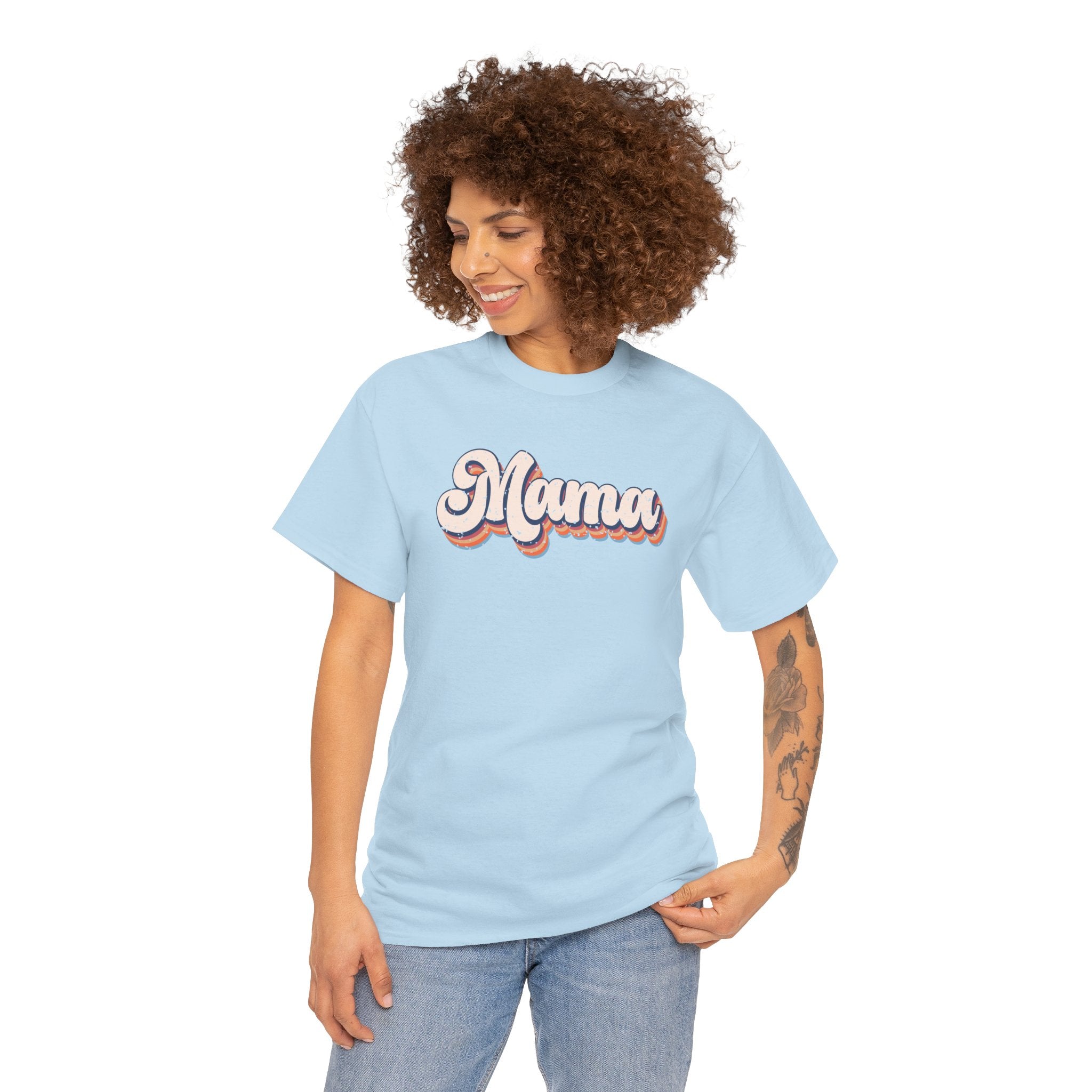 Mama Retro Cotton Tee