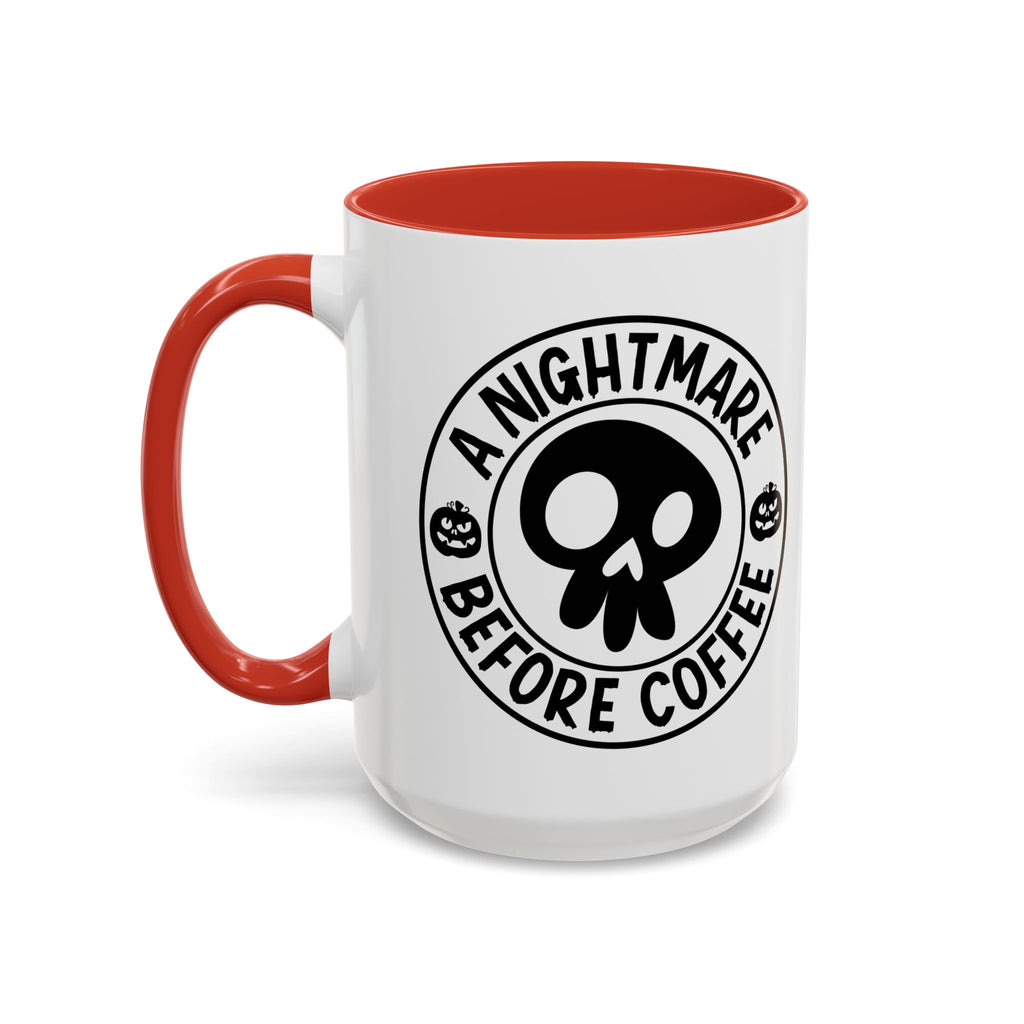 A Nightmare Before Coffee Halloween Mug