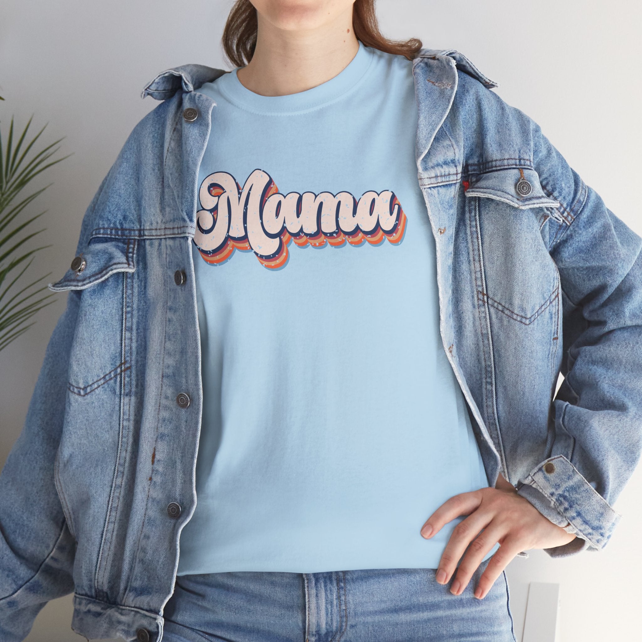 Mama Retro Cotton Tee