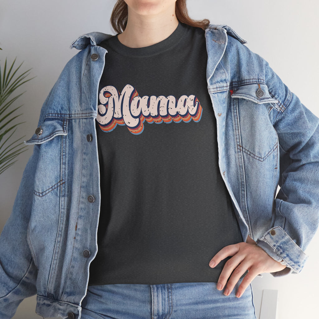 Mama Retro Cotton Tee
