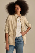 WOMENS LUCKY BRAND UTILITY JACKET - WOOD ASH
