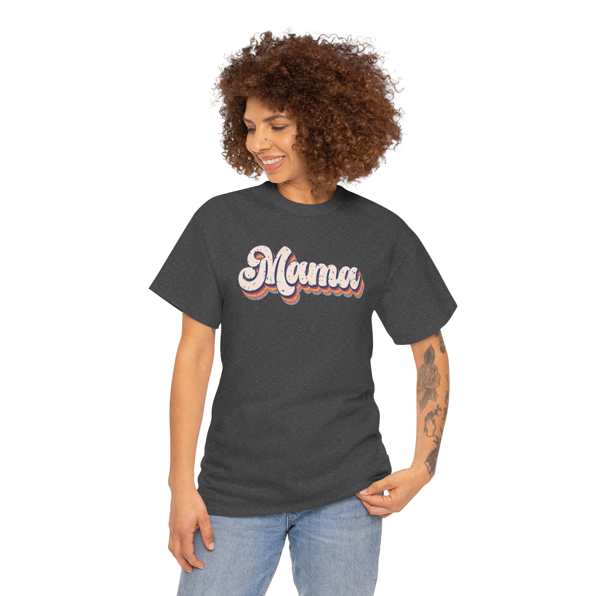 Mama Retro Cotton Tee