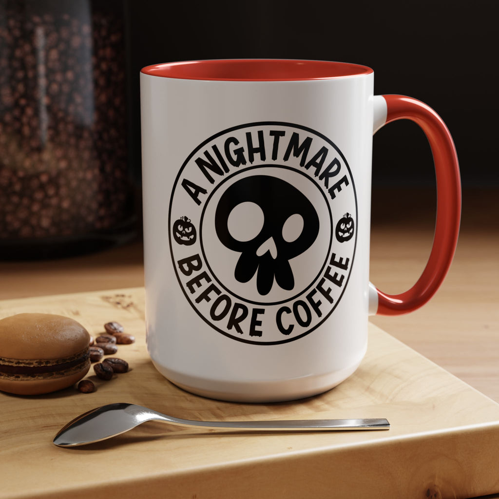 A Nightmare Before Coffee Halloween Mug