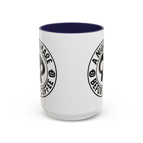 A Nightmare Before Coffee Halloween Mug