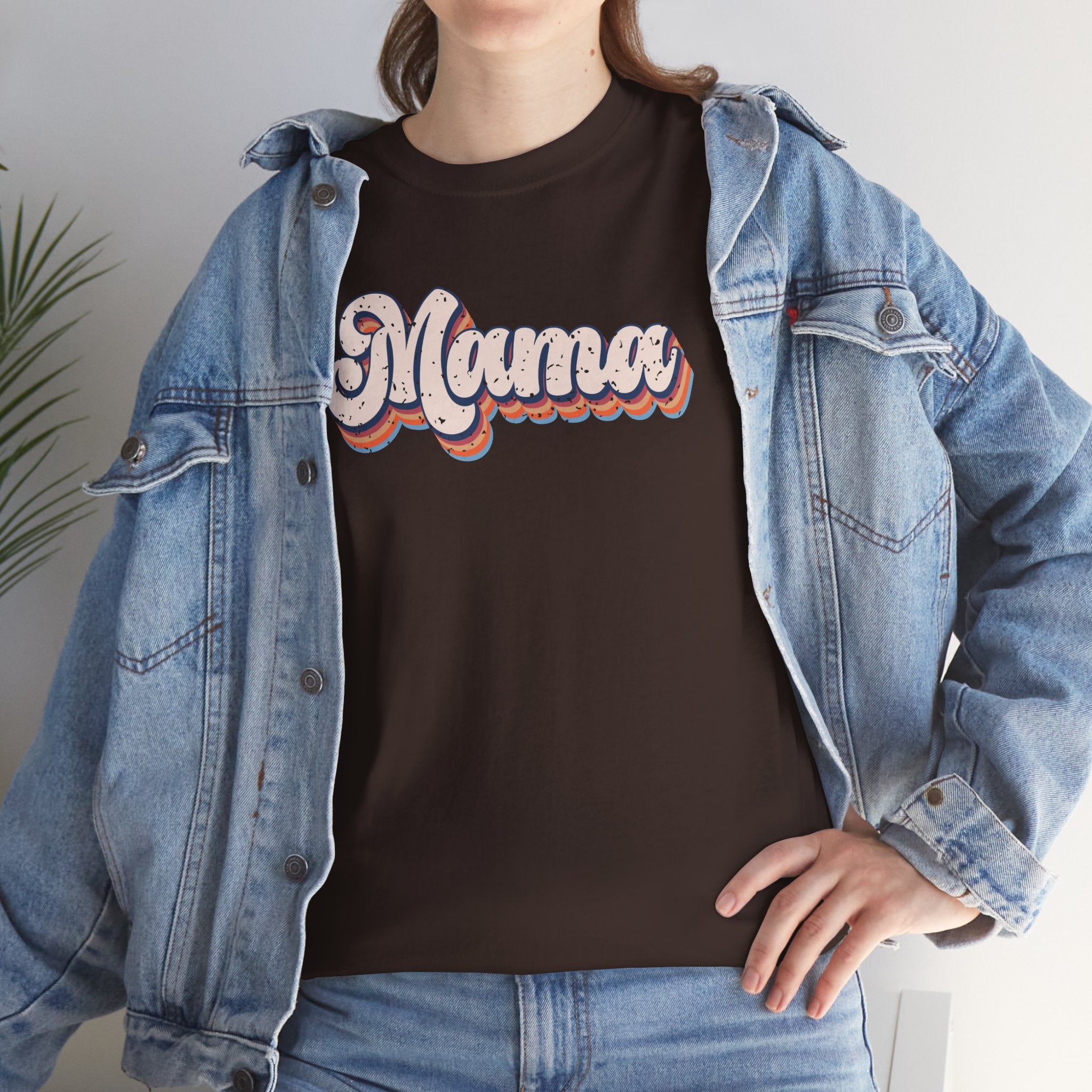 Mama Retro Cotton Tee