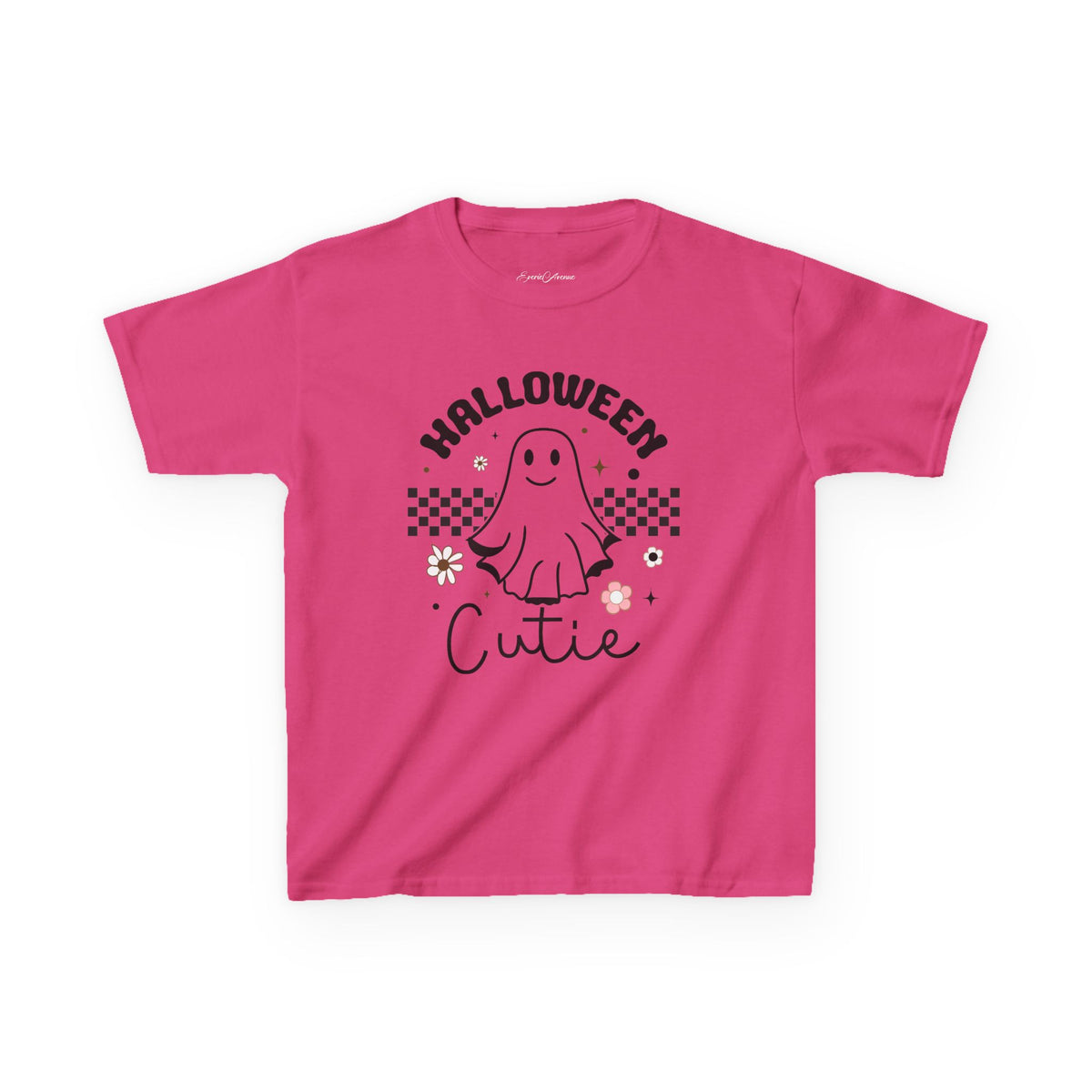 Kids Tee — "Halloween Cutie" Ghost Graphic Shirt