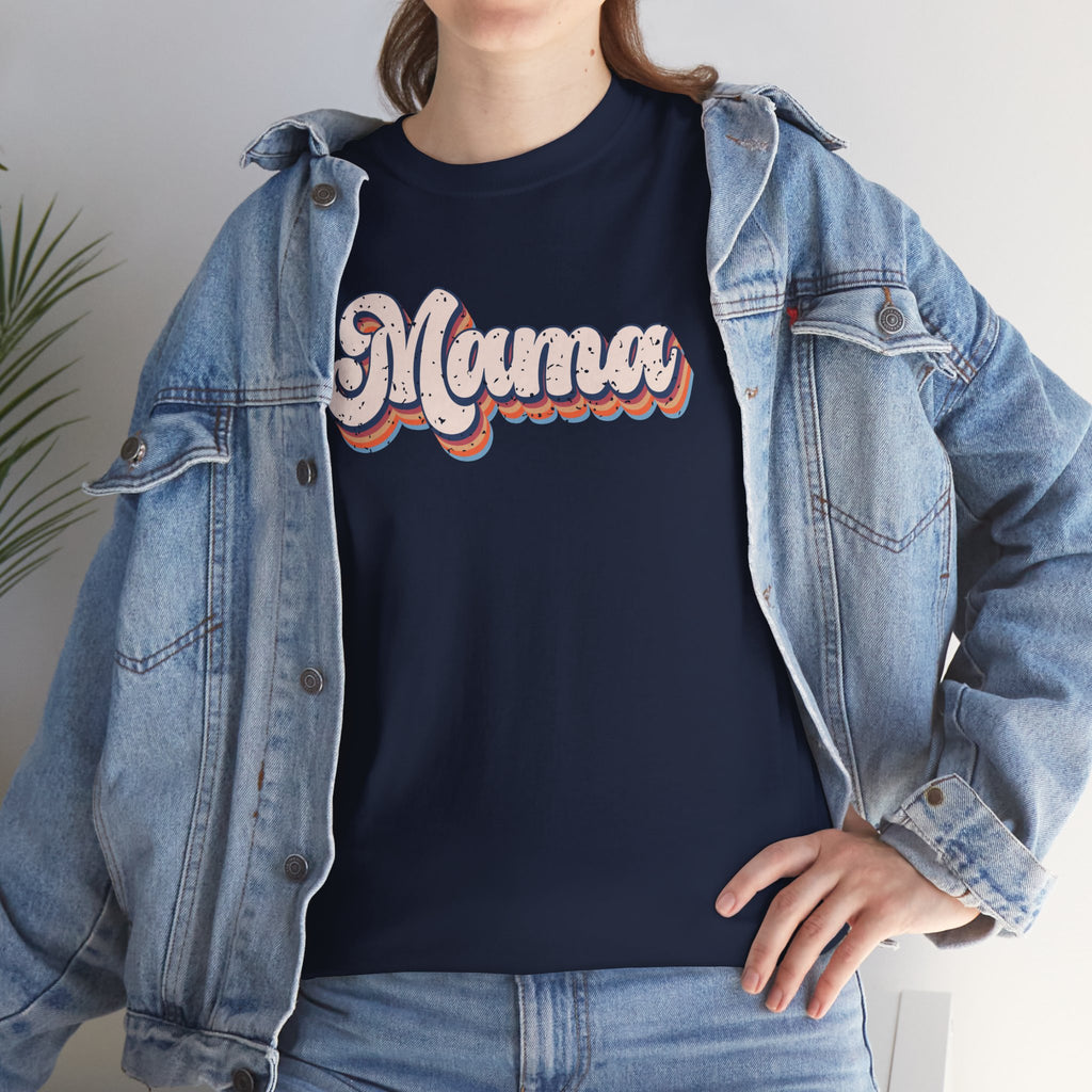 Mama Retro Cotton Tee