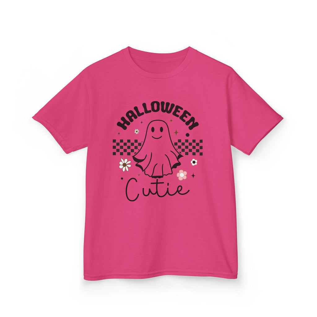 Kids Tee — "Halloween Cutie" Ghost Graphic Shirt