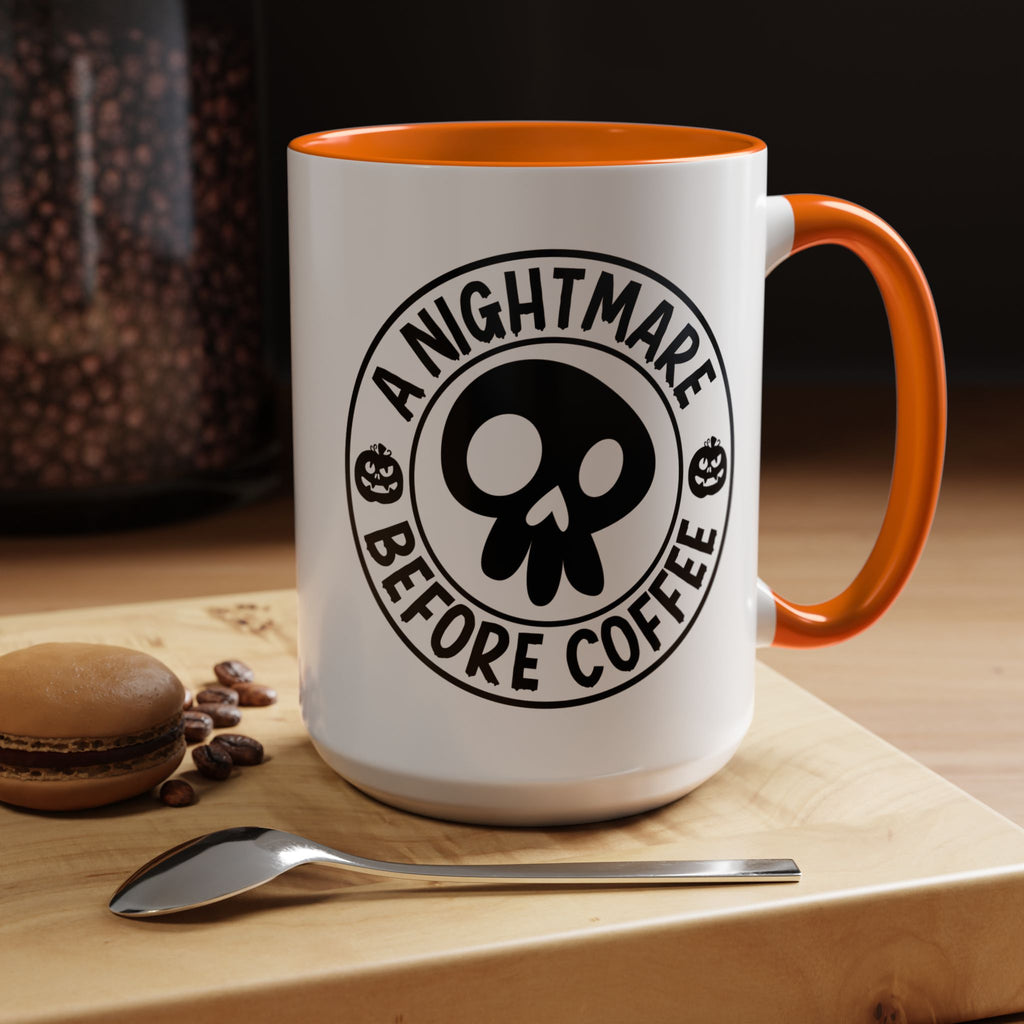 A Nightmare Before Coffee Halloween Mug
