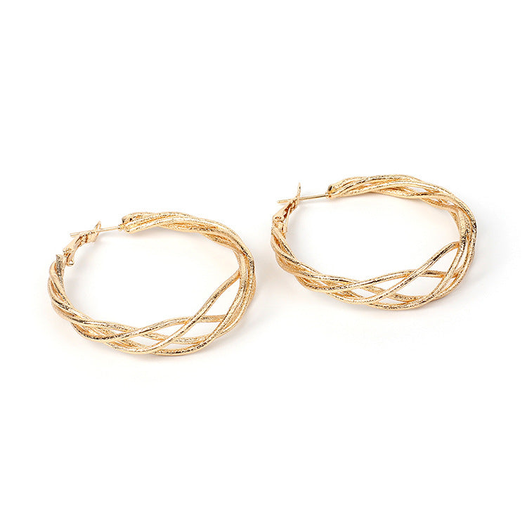 Geometric Hoop Earrings