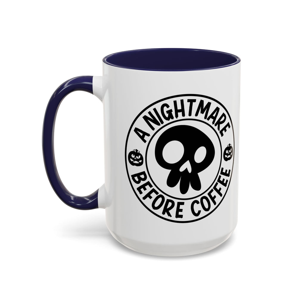 A Nightmare Before Coffee Halloween Mug