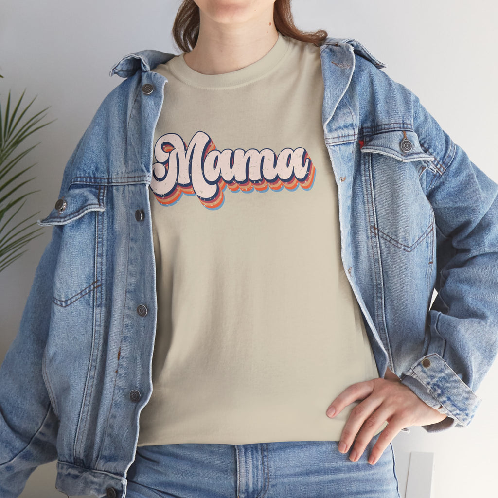 Mama Retro Cotton Tee
