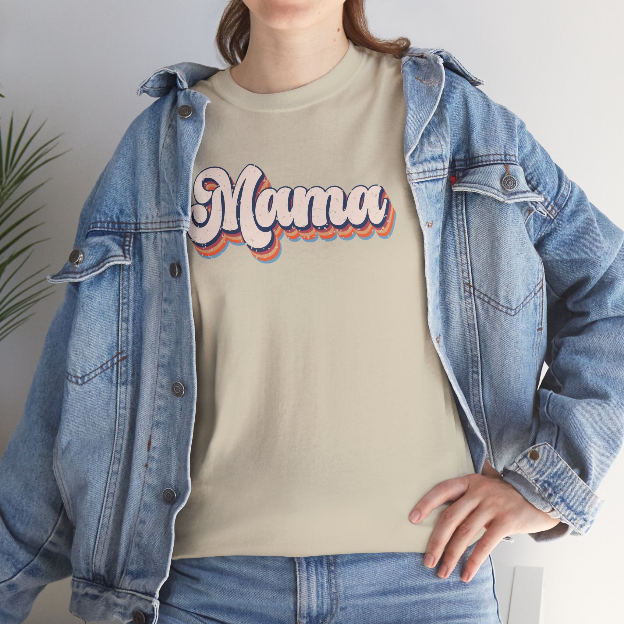 Mama Retro Cotton Tee
