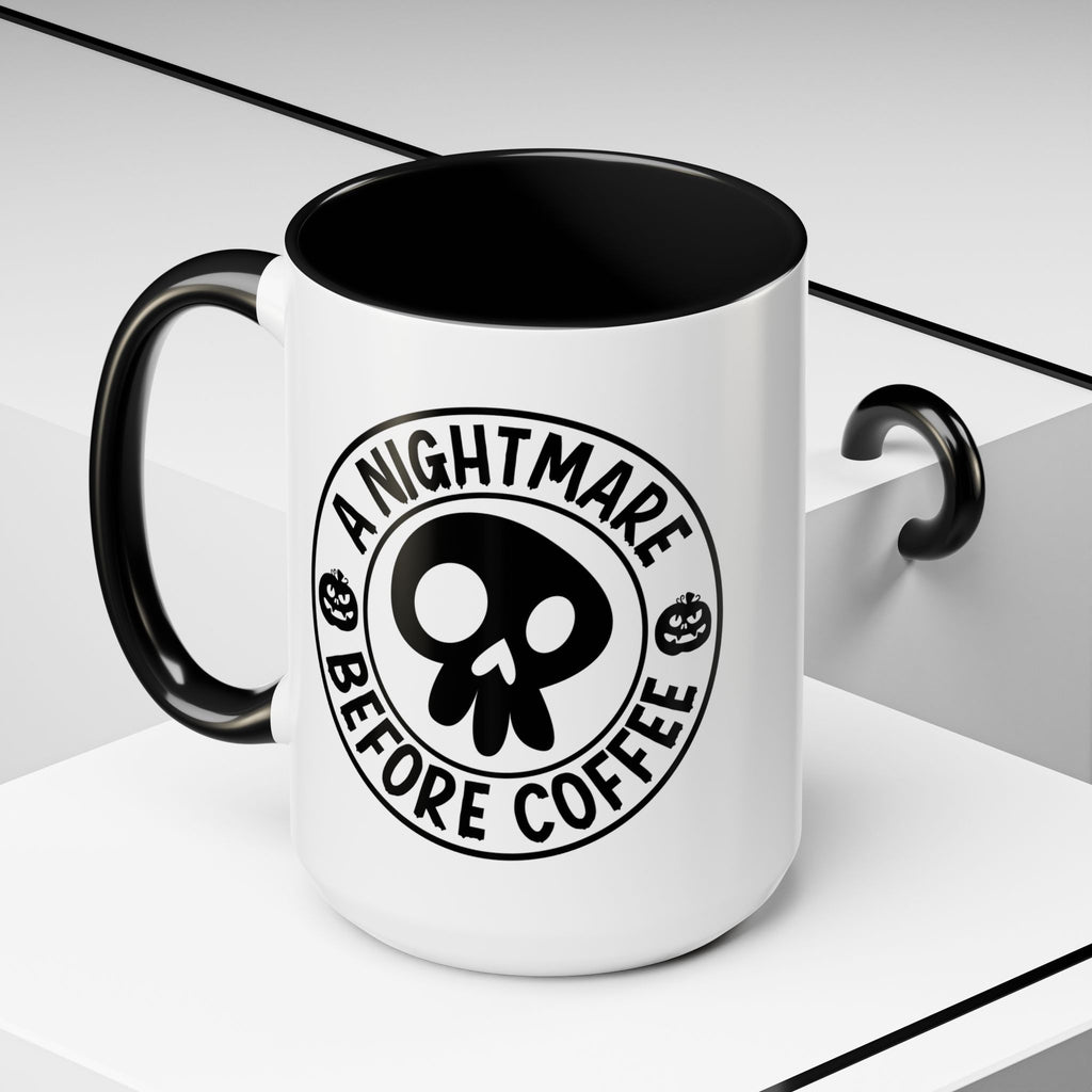 A Nightmare Before Coffee Halloween Mug