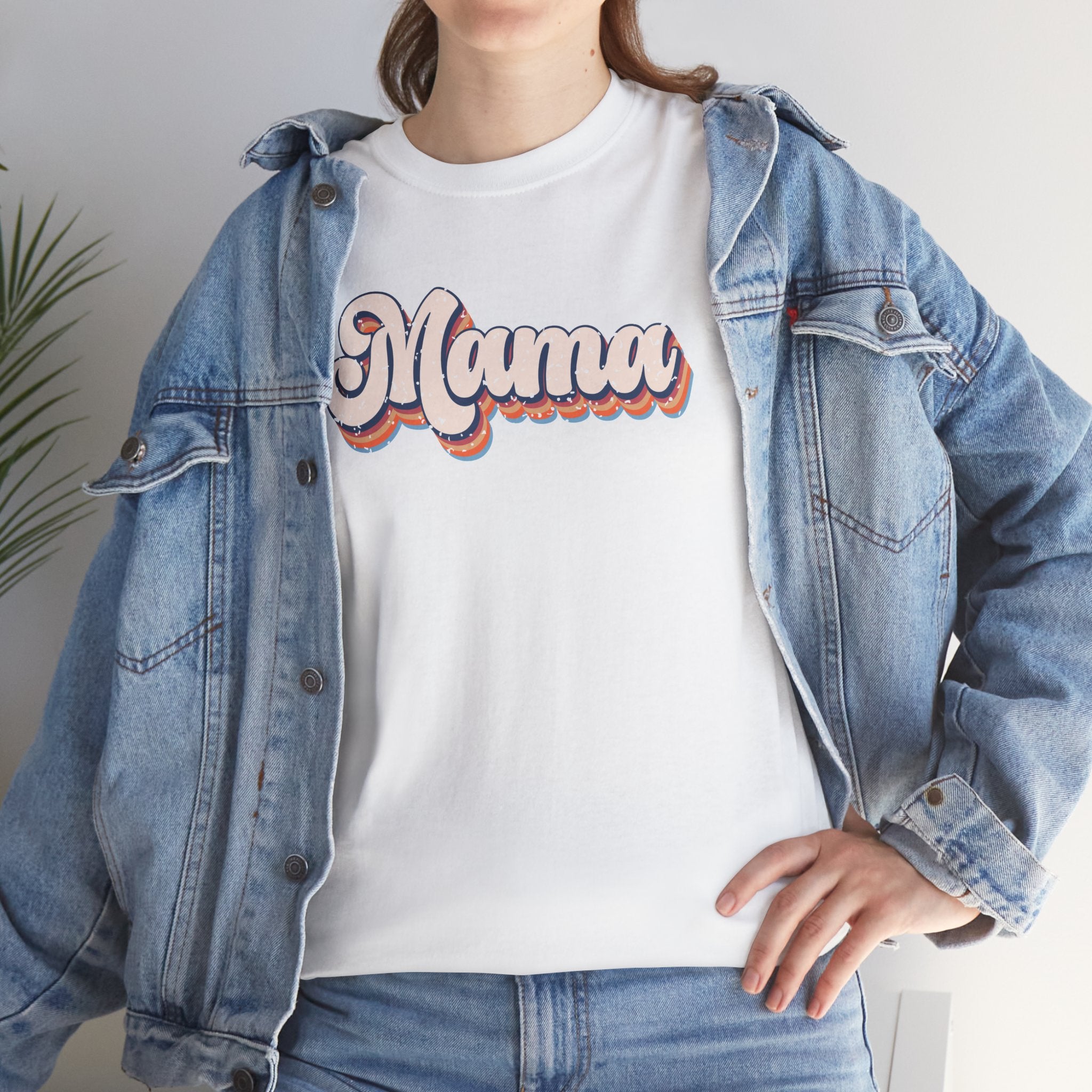 Mama Retro Cotton Tee