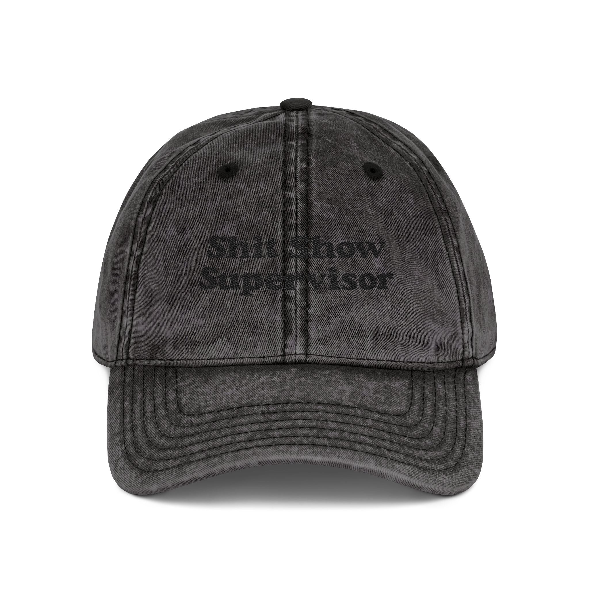 Shit Show Supervisor Embroidered Vintage Cap