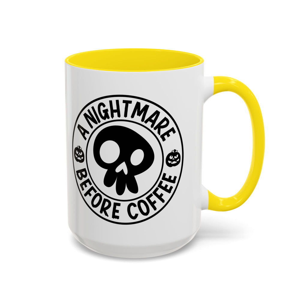 A Nightmare Before Coffee Halloween Mug